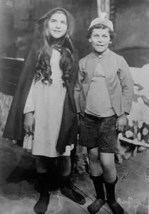 Silent Film Prints: Miss Pauline Gilmer and Miss Olive Water in the Blue Bird