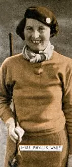 Miss Phyllis Wade, English Womens Golf Champion, 1934
