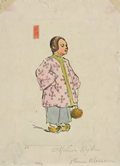 Hands On Hips Gallery: Miss Plum Blossom, 1897. Creator: Helen Hyde