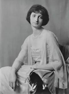 Bangle Prints: Miss Renee Schmoll, portrait photograph, 1919 Apr. 7. Creator: Arnold Genthe