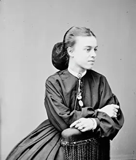 Canada Gallery: Miss Sallie Holman, between 1855 and 1865. Creator: Unknown
