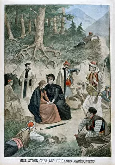 Kidnapped Gallery: Miss Stone with the Macedonians, 1901