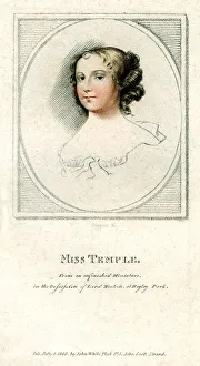 Bocquet Gallery: Miss Temple, c1720Artist: Bocquet