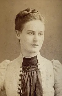 Neckline Prints: Miss Townsend, c1910s. Creator: Bourne & Shepherd