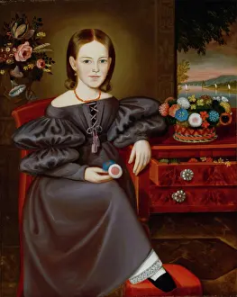 Bears Prints: Miss Tweedy of Brooklyn, c1835-1840. Creator: Orlando Hand Bears