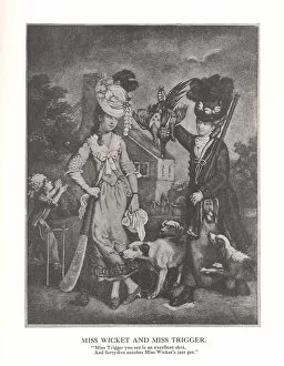 Wicket Gallery: Miss Wicket and MissTrigger, c1778 (1912)