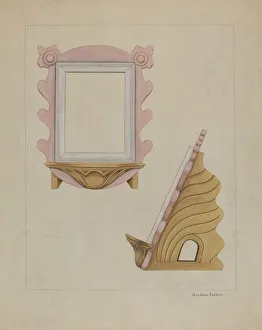 Missal Holder, c. 1939. Creator: Gordena Jackson