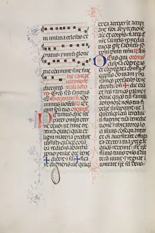 Missale: Fol. 112v: contains some music as part of Palm Sunday liturgy, 1469. Creator