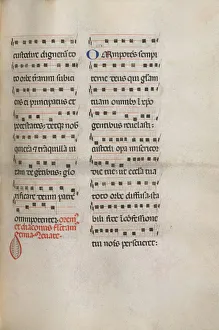 D 1478 Prints: Missale: Fol. 146: Music for various prayers