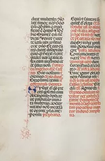 Bartolommeo Caporali Italian Gallery: Missale: Fol. 172v: Music for Alleluia etc. at beginning of Easter, 1469
