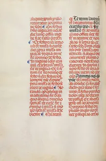 Missale: Fol. 173v: Music for Alleluia etc. at beginning of Easter, 1469 Missale: Fol. 173v: Music for Alleluia etc. at beginning of Easter, 1469