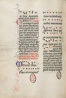 D 1478 Prints: Missale: Fol. 177v: Music for various ordinary prayers