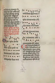 Missale: Fol. 180: Music for various ordinary prayers, 1469. Creator: Bartolommeo Caporali Missale: Fol. 180: Music for various ordinary prayers, 1469. Creator: Bartolommeo Caporali