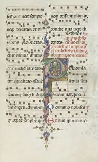 Bartolommeo Caporali Collection: Missale: Fol. 183: Foliage decoration, 1469. Creator: Bartolommeo Caporali (Italian, c