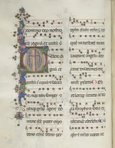 Assisted By Prints: Missale: Fol. 184v: Cross, Foliage, 1469. Creator: Bartolommeo Caporali (Italian, c