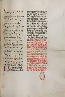 Missale: Fol. 190: Music for various prayers, 1469. Creator: Bartolommeo Caporali (Italian, c