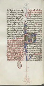 Assisted By Prints: Missale: Fol. 208v: Ascension of Christ, 1469. Creator: Bartolommeo Caporali (Italian, c