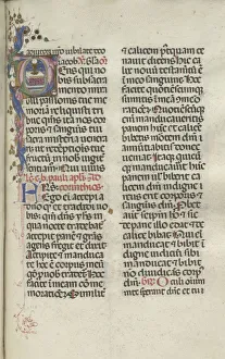 Assisted By Prints: Missale: Fol. 225: Chalice with Host, 1469. Creator: Bartolommeo Caporali (Italian, c