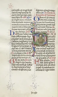 Bartolommeo Caporali Italian Gallery: Missale: Fol. 318v: Saint Francis, 1469. Creator: Bartolommeo Caporali (Italian, c