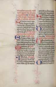 Assisted By Prints: Missale: Fol. 319v: St. Francis & Full Mass of St