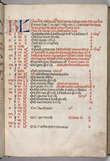 Assisted By Prints: Missale: Fol. 3r: January Calendar Page, 1469. Creator: Bartolommeo Caporali (Italian, c