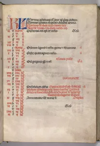 Missale: Fol. 4r: March Calendar Page, 1469. Creator: Bartolommeo Caporali (Italian, c