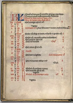 Assisted By Prints: Missale: Fol. 7v: October Calendar Page, 1469. Creator: Bartolommeo Caporali (Italian, c