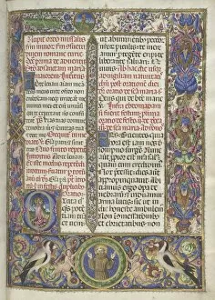 Bartolommeo Caporali Collection: Missale: Fol. 9: Ordo Missalis (full borders), 1469. Creator: Bartolommeo Caporali (Italian, c)