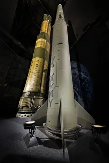 Rocket Prints: Missile, Surface-to-Surface, Pershing-II, ca. 1983. Creator: Martin Marietta