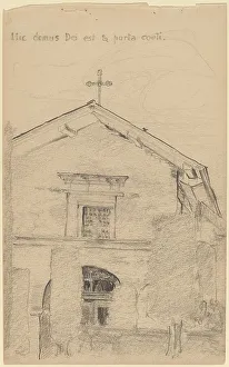 Arthur Davies Prints: Mission Dolores, San Francisco, 1913. Creator: Arthur Davies