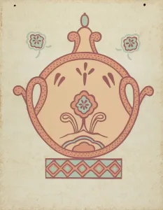 Mission La Purisima Concepcion Wall Painting from the portfolio Decorative Art... 1935 / 1942. Creator: Unknown