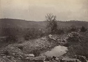 Chattanooga Collection: Mission Ridge from Orchard Knob, 1860s. Creator: George N. Barnard
