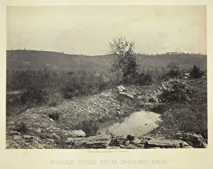 Barnard George Norman Collection: Mission Ridge from Orchard Knob, 1864 / 66. Creator: George N. Barnard