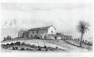 Mission San Diego, Published in 1883. Creator: Henry Chapman Ford