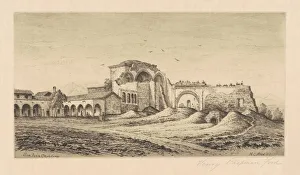 Mission San Juan Capistrano, 1883. Creator: Henry Chapman Ford Mission San Juan Capistrano, 1883. Creator: Henry Chapman Ford