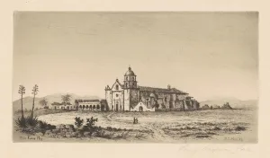 Mission San Luis Rey de Francia, 1883. Creator: Henry Chapman Ford Mission San Luis Rey de Francia, 1883. Creator: Henry Chapman Ford