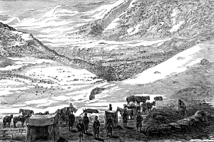 Chapman Edward Francis Prints: The Mission to Yarkund and Kashgar: the Sasser Pass, 1874. Creator: Unknown