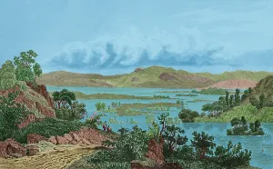 Distant Prints: Mississippi flood, United States, 1837, (1850). Creator: Victor-Marie-Felix Danvin