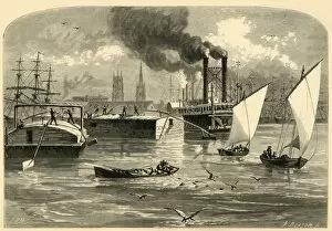 The Mississippi at New Orleans, 1872. Creator: A. Measom