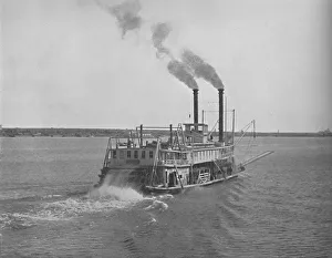 Mississippi River Steamer, c1897. Creator: Unknown
