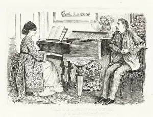 Du Maurier George Busson Prints: And mist or glim, I'd sail with him