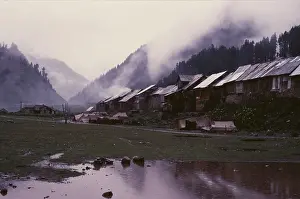 Misty Prints: Mist and rain, Kashmir, India, 1988. Creator: Amanda Waite