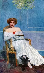 Under the Mistletoe, 1908-1909. Artist: Edward Charles Clifford