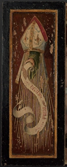 Mitre Prints: Mitre and Motto of Tongerlo Abbey, 1507. Creator: Goswijn van der Weyden