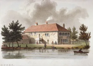 Paddington Prints: The Mitre Tavern on the Paddington Canal, London, c1810. Artist