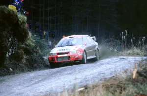 Rally Race Prints: Mitsubishi Lancer Evo, T.Makinen 1999 network q