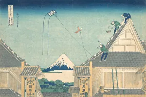 Mitsui Shop at Surugacho in Edo (Edo Surugacho Mitsui mise ryaku zu), from the seri
