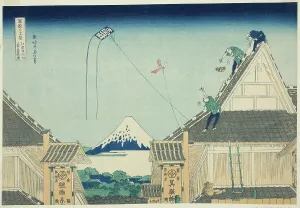 Kite Prints: The Mitsui Shop in Surugacho in Edo (Koto Surugacho Mitsui mise ryakuzu)