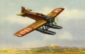Euge Prints: Mittelholzers flight to Africa, 1926, (1932). Creator: Unknown