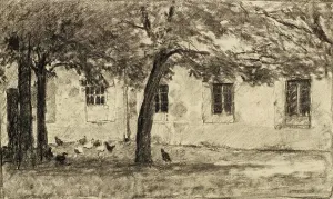 1882 Prints: Mittenheim Near Munich, 1882. Creator: Theodore Clement Steele